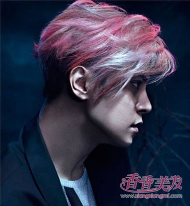 男生挑染银色头发 男的染银色的头发图片(3)