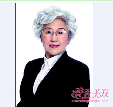 五十多岁的老太太卷发发型图片 老太婆卷发发型