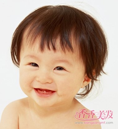 女婴儿宝宝短发发型图片 11个月女宝宝短发发
