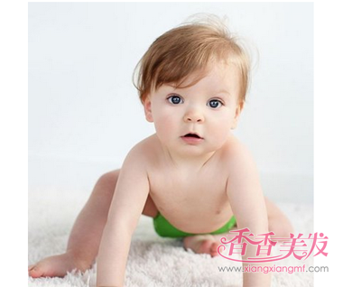 4个月宝宝发型图片女短发 女孩小孩短发发型大