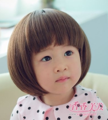 儿童短发发型大全 女宝宝短发型图片大全(4)