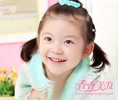 好看的短发扎辫子发型图片 小孩辫子发型短发(4)  最后这款小女孩短