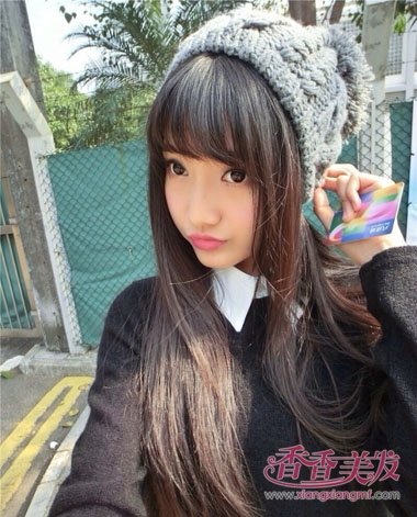 2017冬当下发发学生中长视频学生头中长流行如何盘头发丸子头发型教程图片