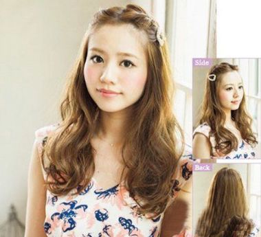 <em>露额头</em>韩版<em>马尾发型</em>图解步骤 韩式蓬松<em>马尾发</em>