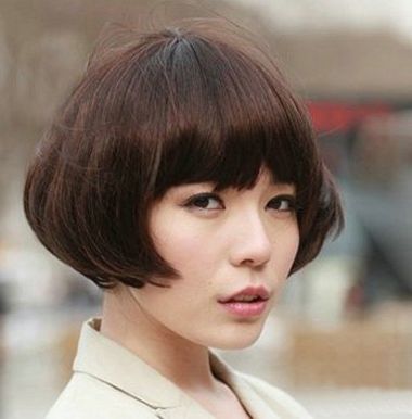 中年妇女蘑菇头发型 蘑菇头短发发型图片(4)蘑菇头短发对中年女士来讲
