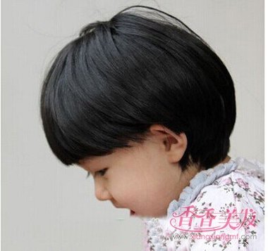 3-6岁儿童短发发型女图片