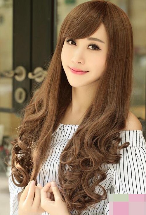 韩式发型 女生韩式长卷发彰显不同魅力 炫出清新风款式长头发设计韩式