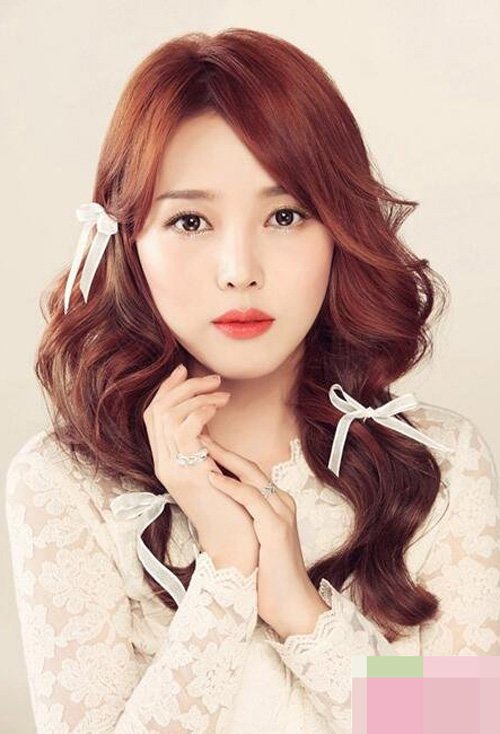 韩国女生高人气卷头发造型撩男技能满分的卷烫发设计