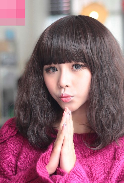 韩式水波纹卷烫头发设计 最美卷发助你变靓的发型