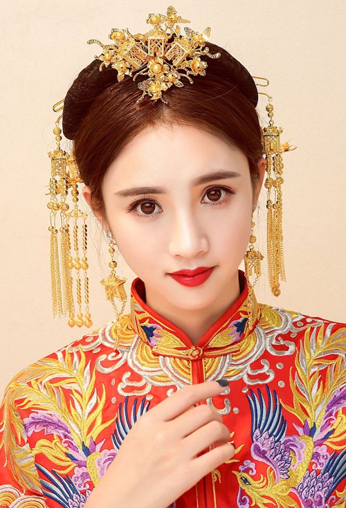 中国风女装发型图片