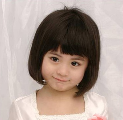 8岁小女孩发型 圆脸图片